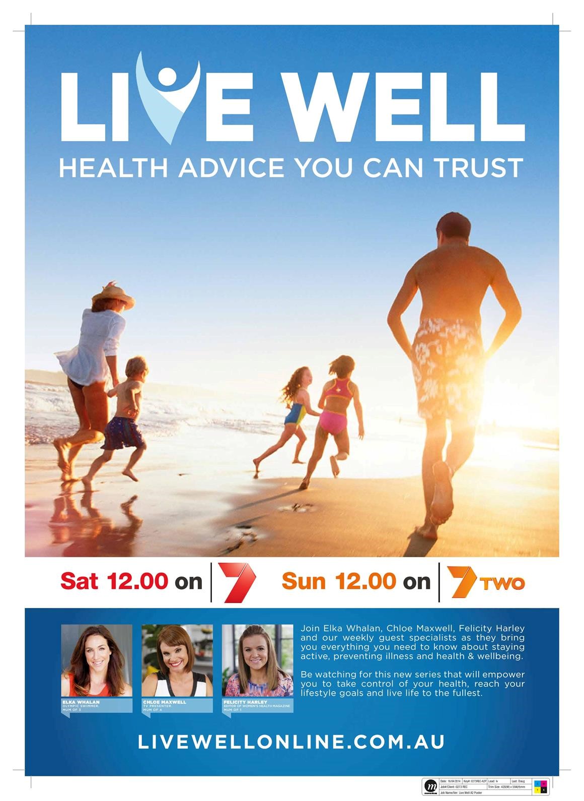 Elka Whalan co-hosts Seven Network’s new show ‘Live Well’
